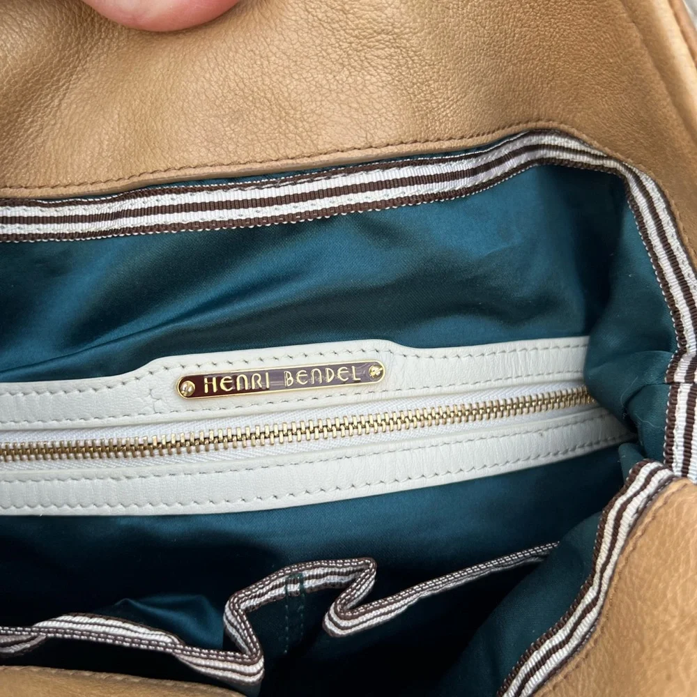 Henri Bendel Lamb Skin Leather Shoulder Bag - Picture 12 of 15